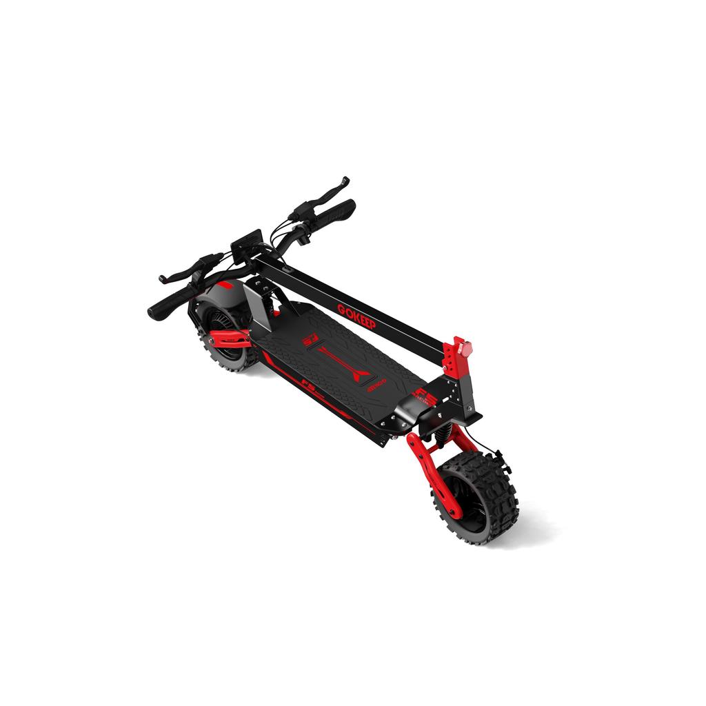 GOKEEP F5 Faltbarer E-Scooter 1000W Motor 52V 20Ah Akku 11 Zoll Reifen Maximale Belastung 263 Pfund Tragbarer Pendler Elektroroller für Erwachsene