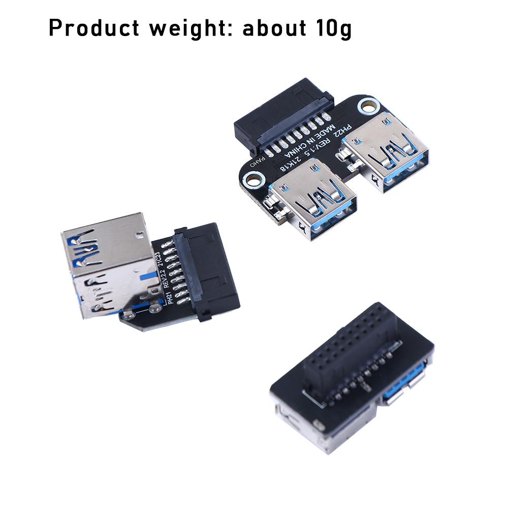 for Computer 19 20 Pin Female USB 3.0 A Female Motherboard Converter Motherboard Adapter Adapter Converter Motherboard Adapter