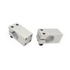 Aluminum Alloy Shaft Fixing Bracket Pillar Fixing Clamp with Threaded Parallel Guide Shaft Support Pipe Clamp Bearing Housing