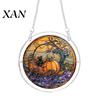 Office Halloween Ornament Acrylic Puzzle Suncatcher Window Hanging,7.87 Inch Sun Catcher Themed Gift Idea Decoration Ornament, Ideal for Gifting