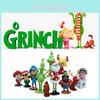 12 peças Brinquedos Figura de Ação O Grinch Presente de Natal Topper de Bolo Mini Modelo Boneca Decoração