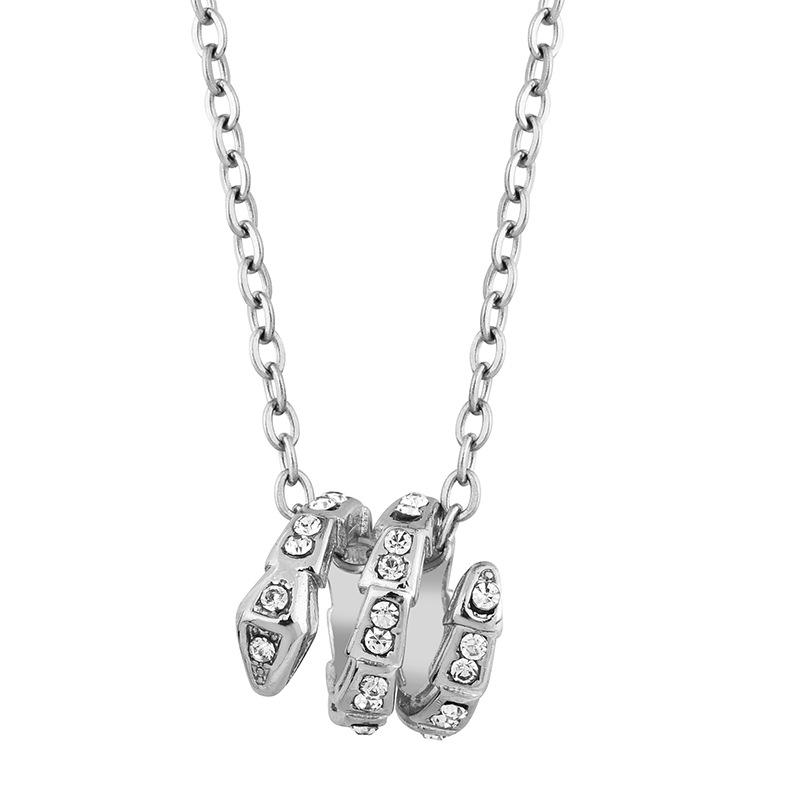 Snake Bone Advanced Versatile Snake Shape Spirit Clavicle Chain Pendant Necklace