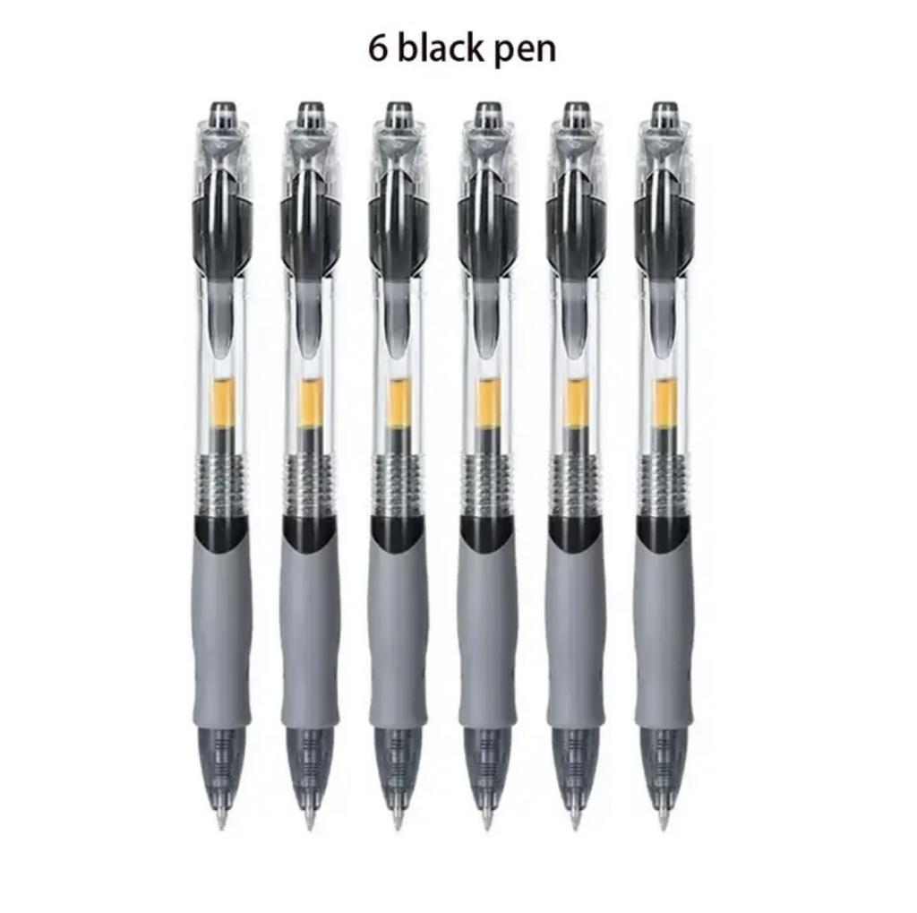 13/30pcs Retractable Gel Pens Set Black/Red/Blue Ink Ballpoint for Writing Refills Office Accessories School Supplies Stationery