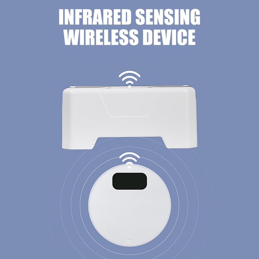 Automatic Infrared Induction Toilet Flusher External Infrared Toilet Flush Button for Easy Installation & Water Saving