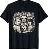Vintage Punk Chihuahua Mohawk Spiked Collar Rock Dog Lover Graphic Tee Cotton Mens Womens T Shirt Streetwear
