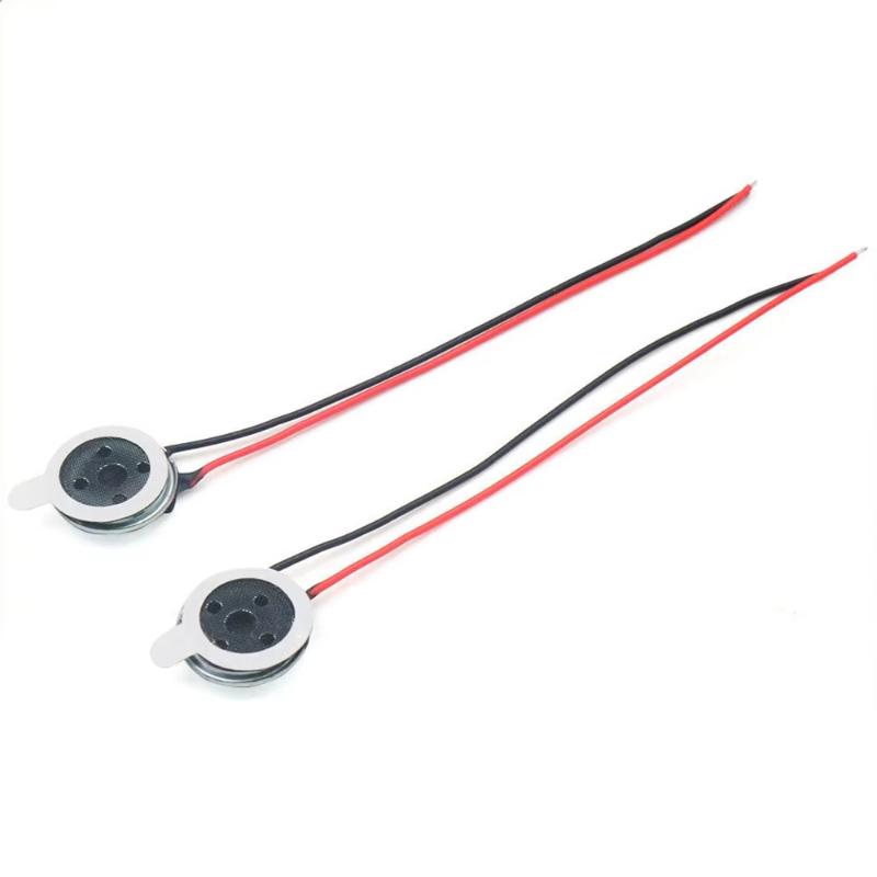 1/5/10Pcs 10mm Diameter Mini Loudspeaker Ultra-thin 8Ohm 0.5W 1W Round Speaker For Mobile Phone Repair Audio DIY