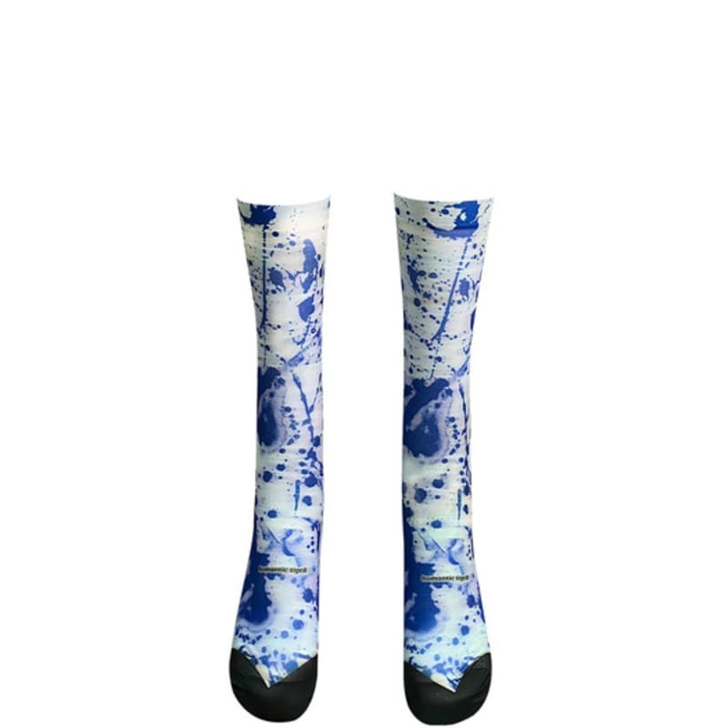 

Романтичные тигровые синие носки до колена в стиле фристайл Free