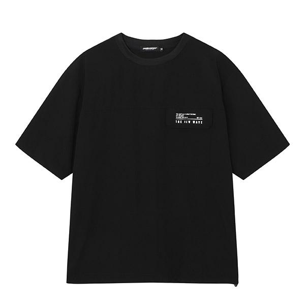 JAMBANGEE Men'S) Chest Pocket Short Sleeve T-Shirt_An2Wts304-Bk
