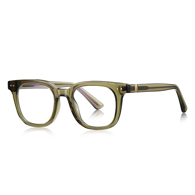 Transparent Blue Frame Square Short-Sight Prescription Glasses For The Nearsighted  Myopia Eyeglasses  0 -0.5 -0.75 To -6.0