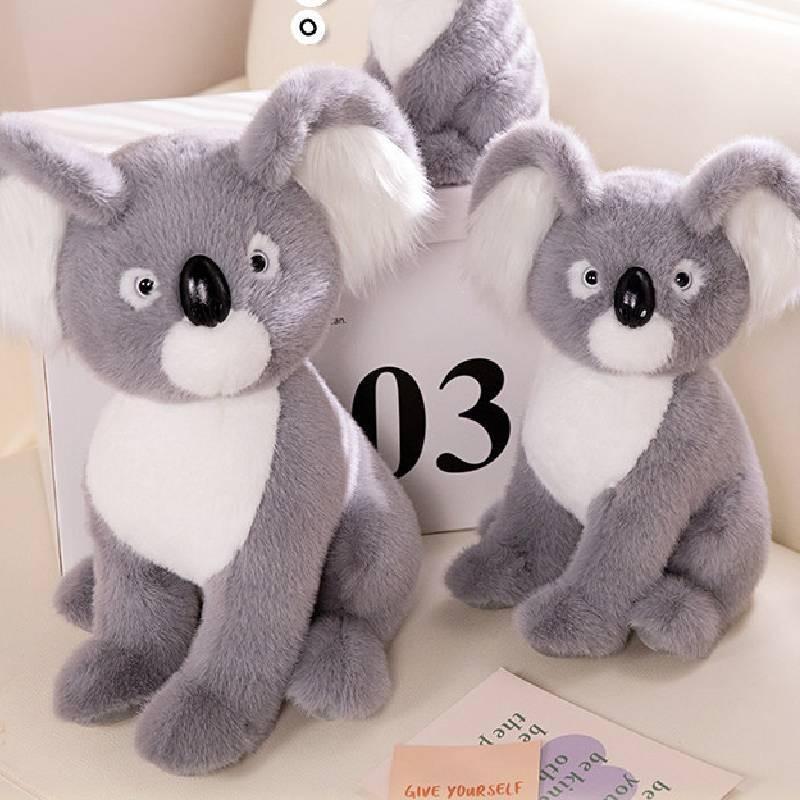 Realistic Koala Plush Toy Adorable Stuffed Animal Zoo Souvenir Perfect For Kids
