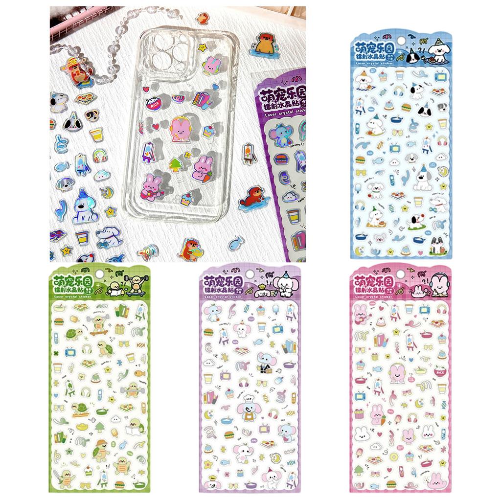 Cute Small Sticker for Kids & Adults, Reusing Tiny Sticker for Scrapbooking Puffier Sticker Sheets Decorative Sticker
