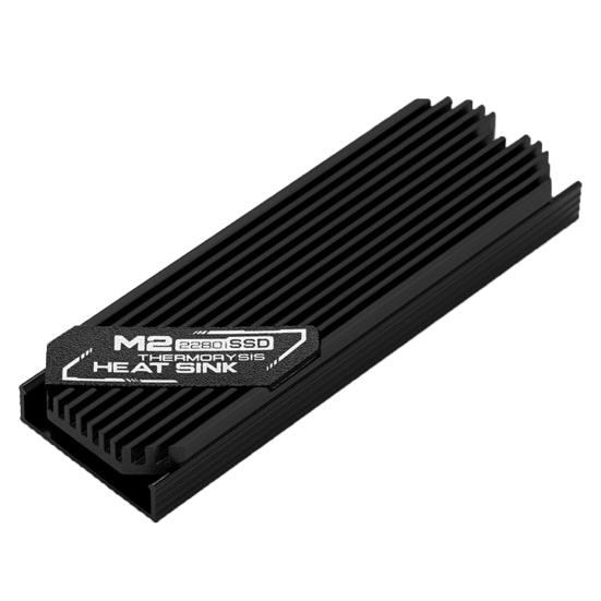 

Радиатор SSD, ультратонкая профессиональная алюминиевая твердотельная охлаждающая термоподставка для жесткого диска для M.2 SSD 2280 чёрный