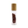 Essential Oil Roller Bottle Red Jasper Wooden Cap