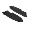 2Pcs Set Microfiber Leather Front Door Panel Armrest Cover Protector Antiscratch Replacement for Civic 2005‑2011Black