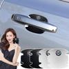 Set da 4 Pezzi Adesivo Antigraffio per Maniglia Porta Auto Fibra di Carbonio per Alfa Romeo 159 147 156 166 Giulietta Giulia Mito Stelvio Brera Spider