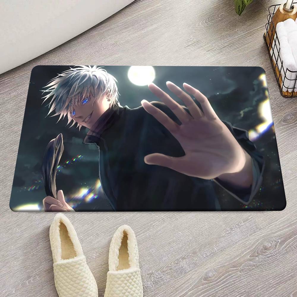 Jujutsu Kaisen Satoru Gojo Hallway Carpet Washable Non-Slip Living Room Sofa Chairs Area Mat Kitchen Doormat Area Rug