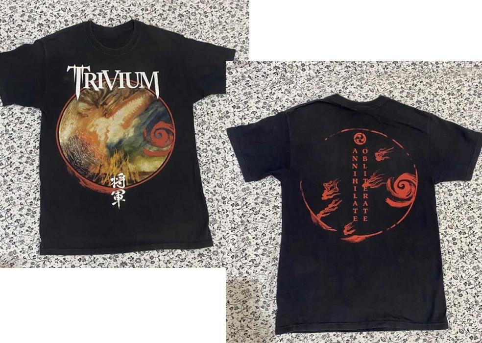 2 Sides Trivium Band Black Cotton All size S5XL TShirt DS780 Unisex T-Shirt M