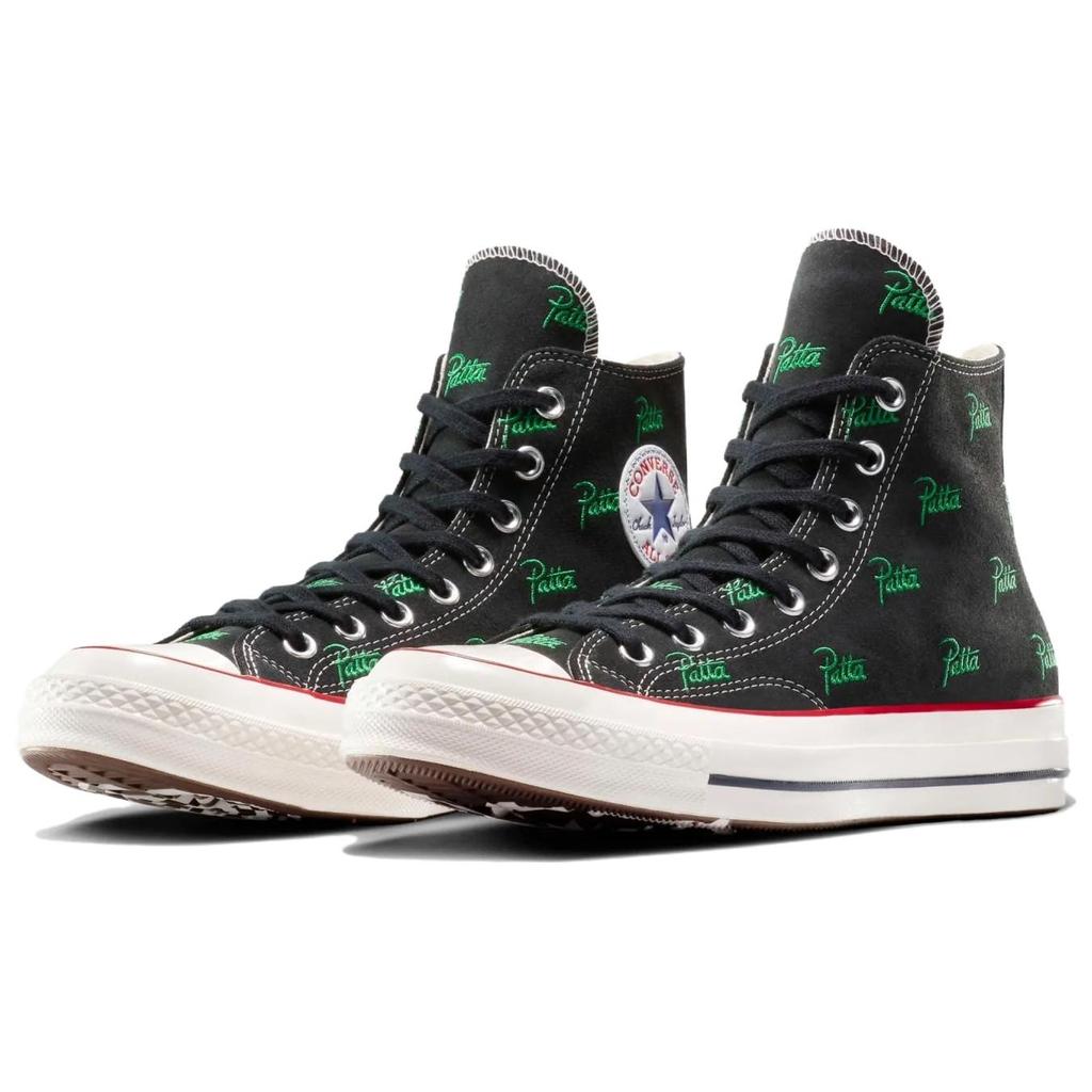 Patta x Converse Chuck 70 High Mini Logo Pack - Nero Sneakers Unisex Verde Jolly A13857C