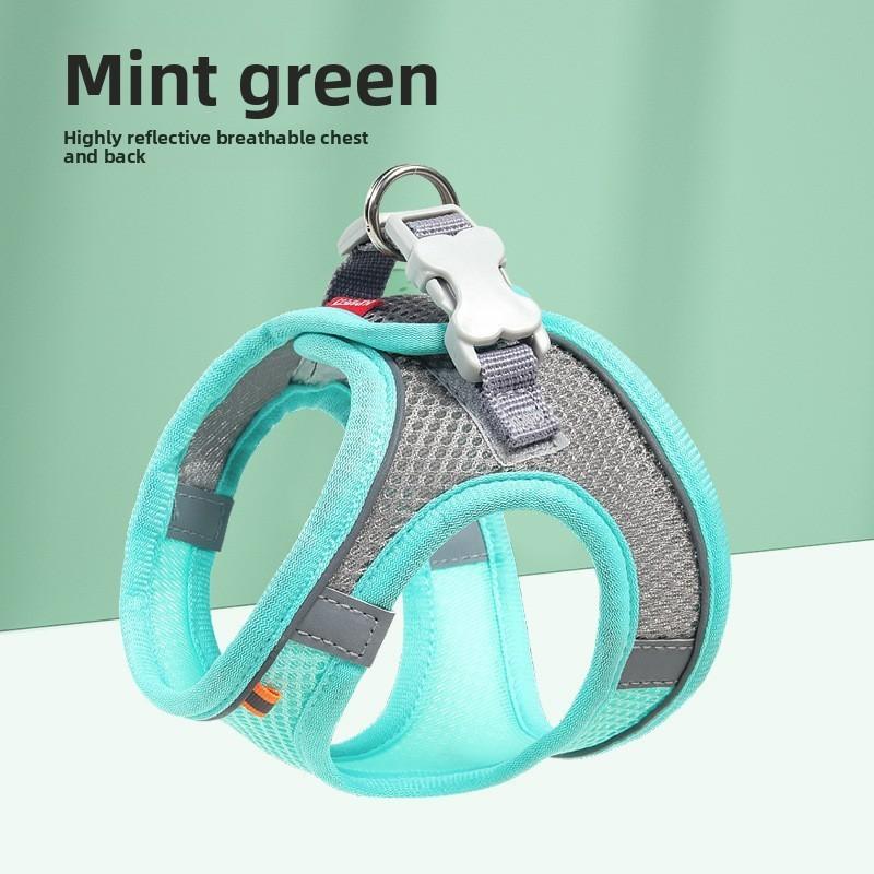 Small Dog And Cat Thoracodorsal Traction Rope With Highquality Reflective Fabric For Outdoor Exercise And Training