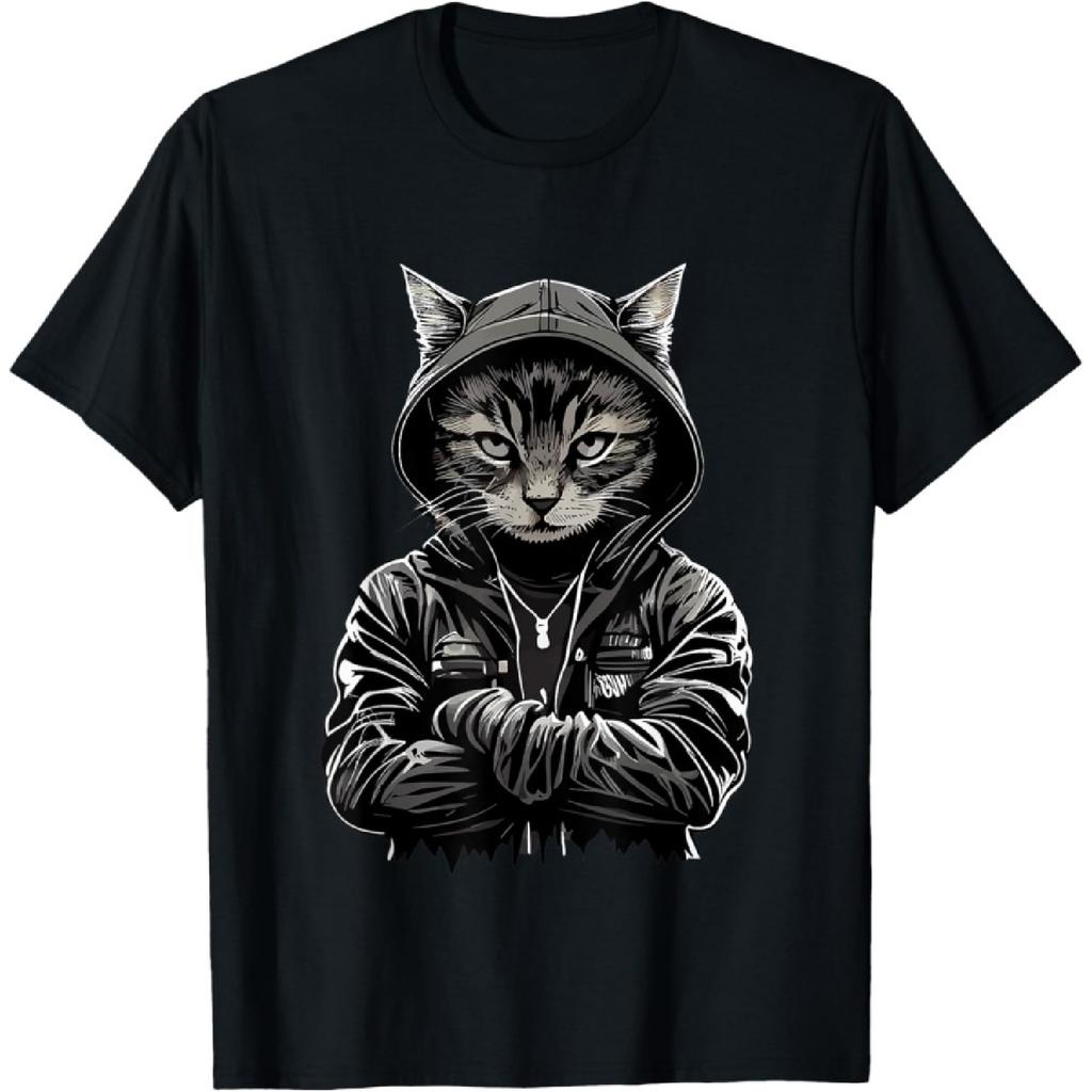 Hug Thug Gangster Life Cat Thug Cat Hug Cat Gangster Cat T-Shirt