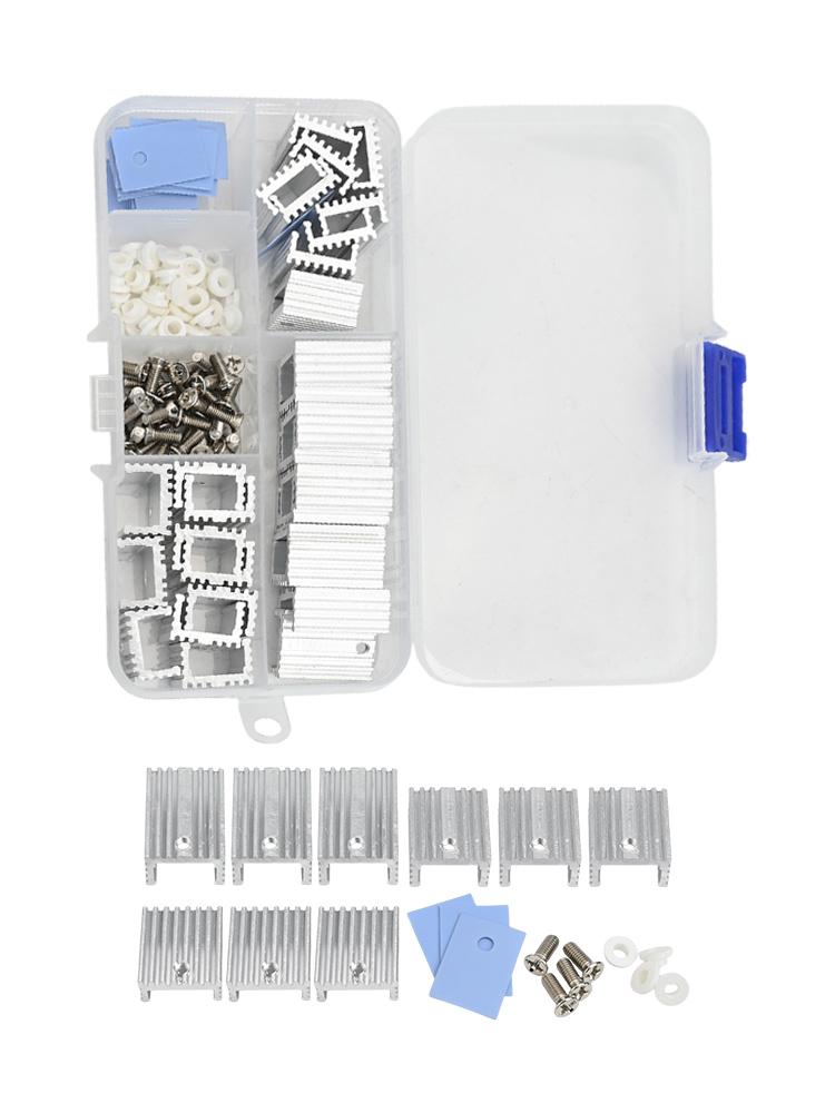 

15*7*17 TO-220 Heat Sink Aluminum Insulator Mounting Thermal Conductivity Aluminum Alloy Material Electrical Insulation China Mainland