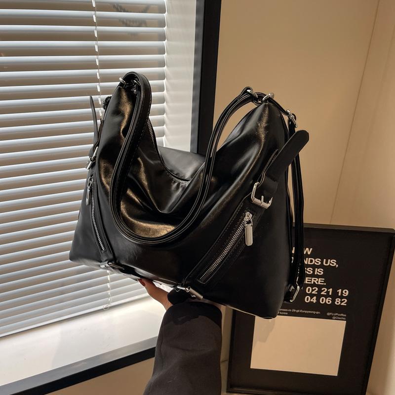 Tote Bag Women's New Large-capacity Commuter Backpack Versatile Single Shoulder Crossbody Backpack