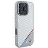 Bmw Bmhmp16L23Pudts Iphone 16 Pro 6.3 Szary/Grey Hardcase M Carbon Tricolor Line Magsafe