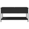  Stolik kawowy, czarny, 100x50x50 cm