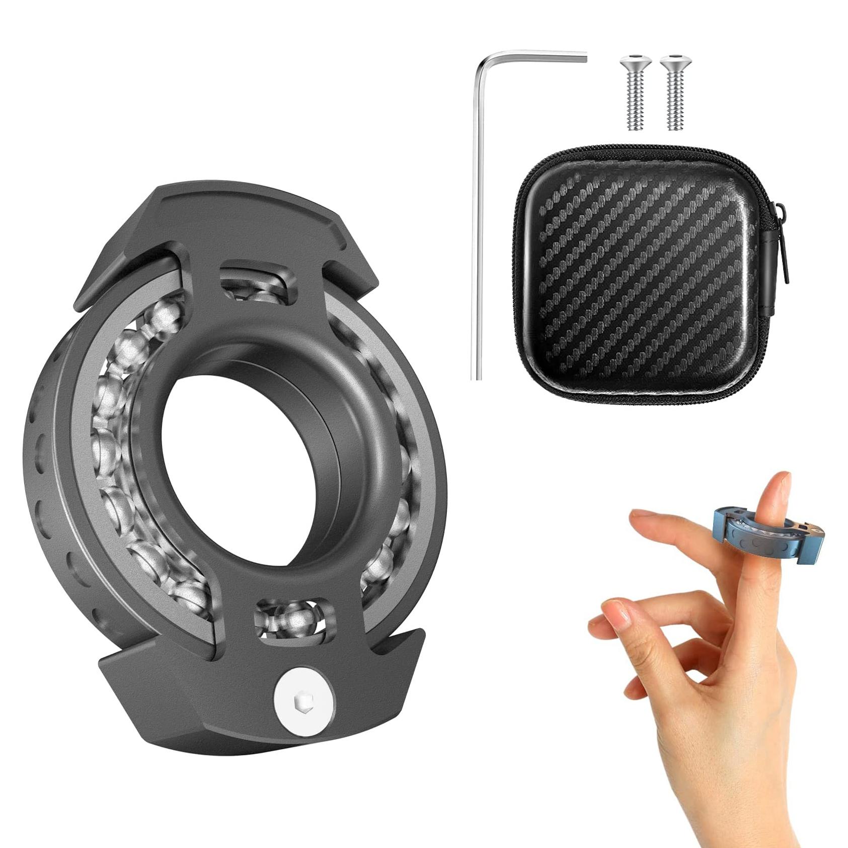 

Цельнометаллический спиннер, крутой реактор, игрушки для рук, помогают снять напряжение, игрушки для снятия стресса, снятия тревоги, игрушки для детей и взрослых 4.5x3.5x1.1cm серый