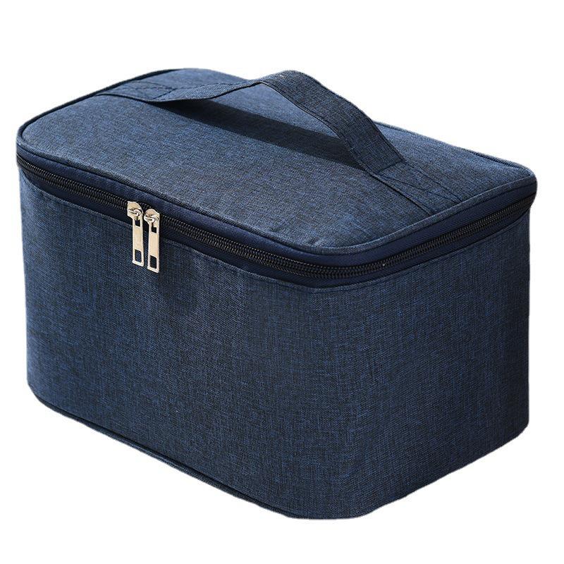 Pánská voděodolná cestovní toaletní taška - Velká kapacita, přenosná, ruční úložný prostor na péči o pleť.