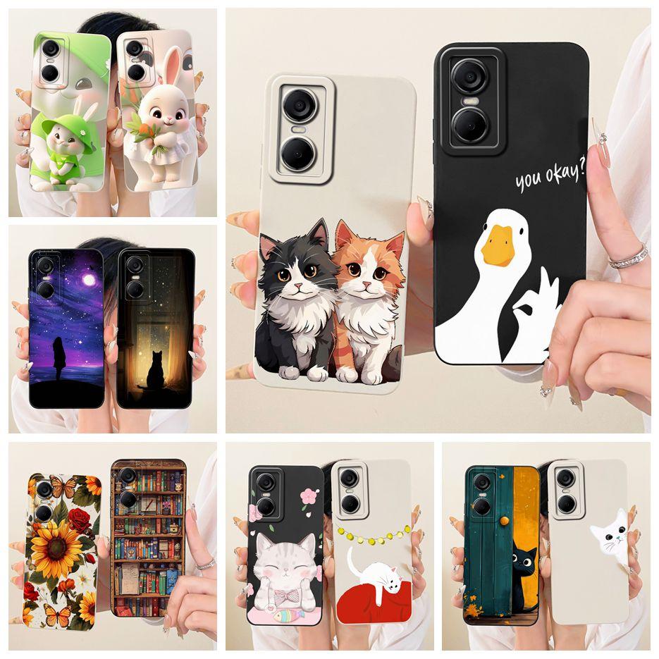 For Tecno Pop 6 Pro Case BE8 Cute Cat Duck Cartoon Cover Shockproof Soft TPU Phone Case For Tecno Pop 6 GO Pop6 Pro Fundas Coque