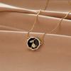 French Retro Rose Necklace Women'S High-End Trend Temperament Exquisite Pendant Collarbone Chain