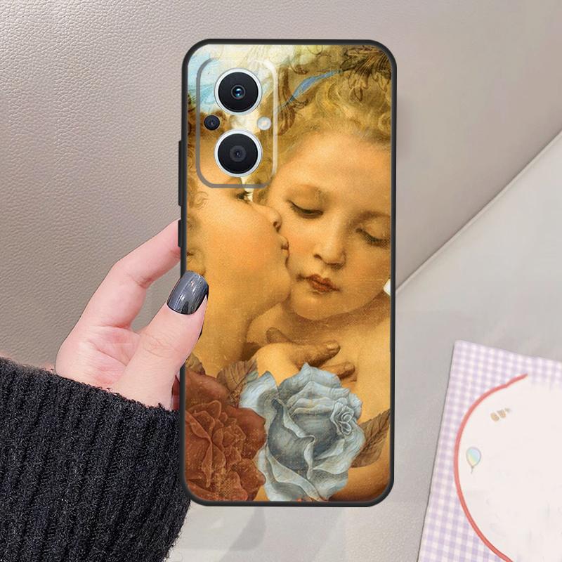 Renaissance Art Painting Funda For OPPO Reno 12 14 13 11 10 Pro 11F 12F 13F 14F 7 8 Lite OPPO Find X6 X5 X8 X9 Pro Case