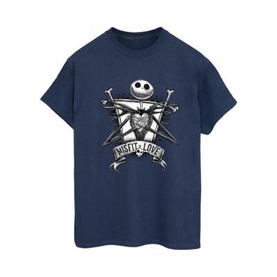 Womens/Ladies The Nightmare Before Christmas Misfits Love Cotton Boyfriend T-Shirt
