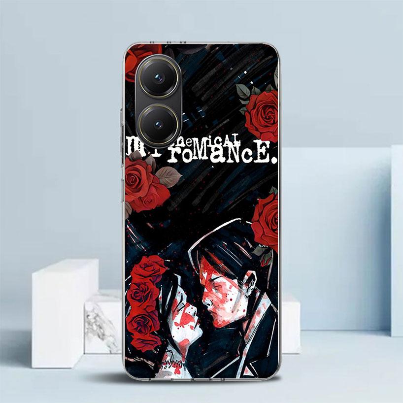 My Chemical Romance MCR Soft Cover for Xiaomi Poco F7 Ultra X7 X6 X5 Pro M7 Phone Case Redmi 15 15C 13 13C 12 12C 10 10C Print S