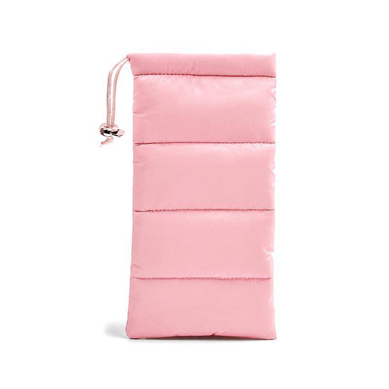 Portable Drawstring Eyeglass Storage Bag Down Cotton Eyeglass Case Mobile Phone Storage Bag Perfect For Daily Travel