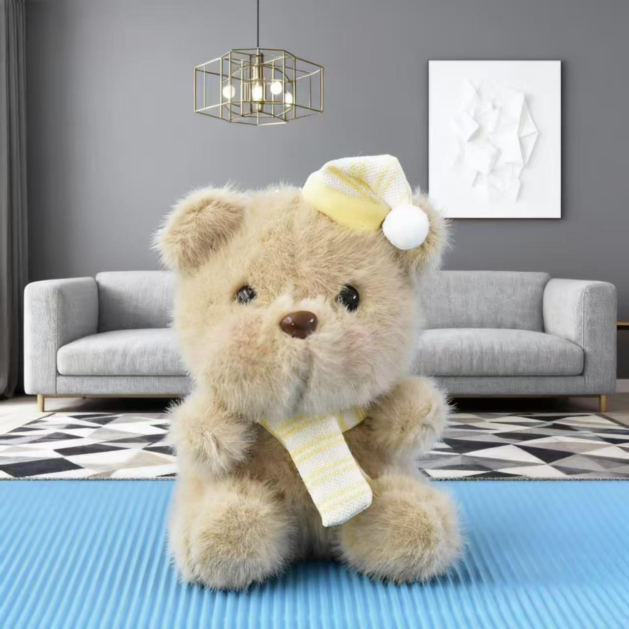 

Очаровательная плюшевая шапка-медведь и кукла-брелок Standard Chain (13cm)