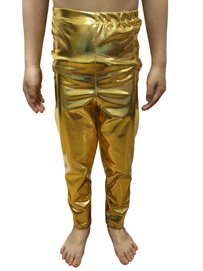 Unisex Shiny Patent Leather Dance Pants for Jazz, Cheer, & Hip Hop