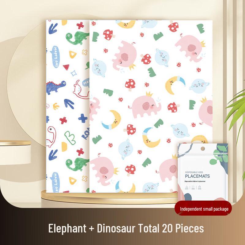 ZISIZ Disposable Waterproof Baby Placemat