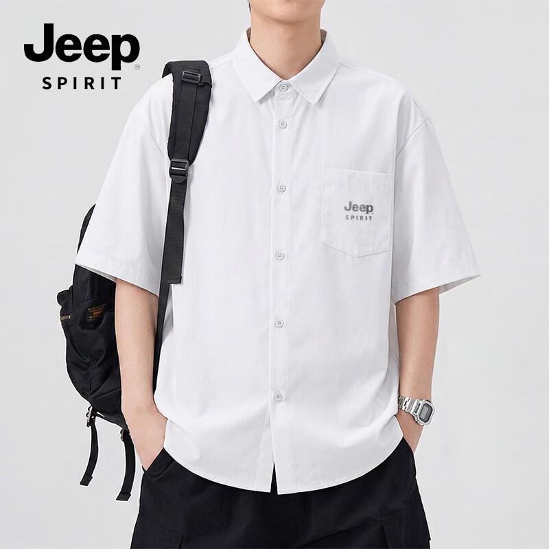 Унисекс Повседневная рубашка с коротким рукавом JEEP SPIRIT 2XL