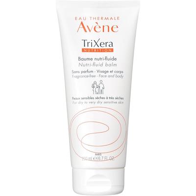 Avene Trixera NT Fluid Cream 200ml Unscented Moisturizing Body Cream for Sensitive Skin Baby and Men