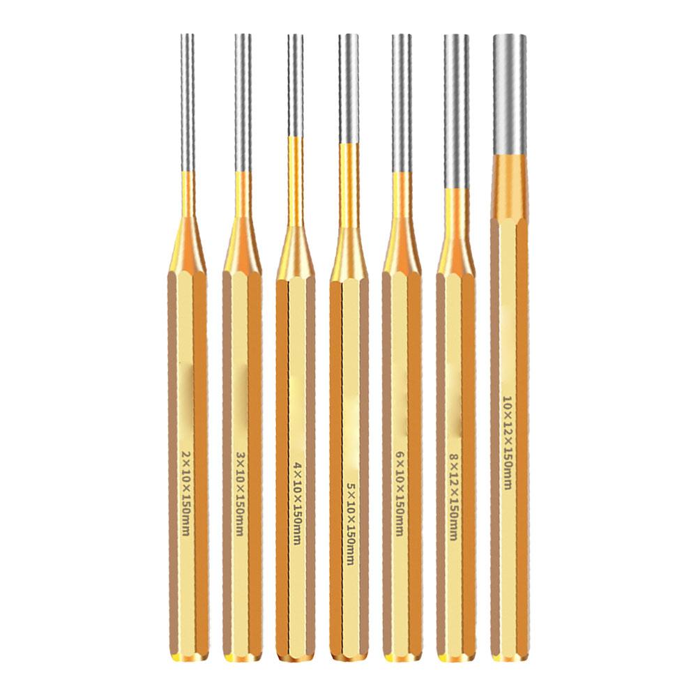 For DIY Projects For Precision Work Brass Punch Tool Industrial Punch Set Maintenance Tool Set Molding Manufacturing Tool