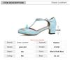 Fashion Women High Heels Mary Jane Shoes Pumps Bow Shoes Thick High Heel Casual Ladies Pumps Pink Chaussures Femme Lolita Shoes 35-43