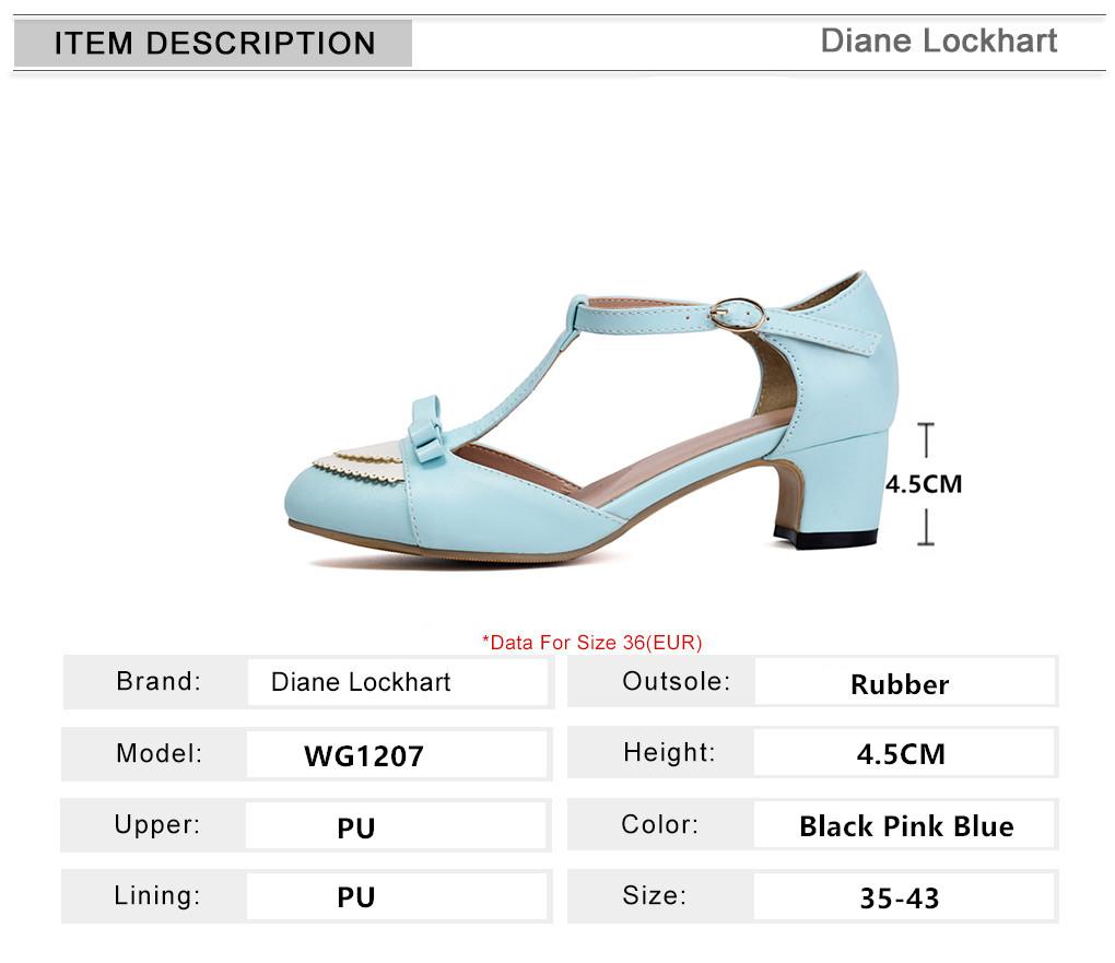 Fashion Women High Heels Mary Jane Shoes Pumps Bow Shoes Thick High Heel Casual Ladies Pumps Pink Chaussures Femme Lolita Shoes 35-43