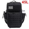 25/45L Women/men Backpack for Tactical Laser Cut Molle Heavy Duty Backpack School Bag Gym Rucksack Treeking with Dual Cup Holder