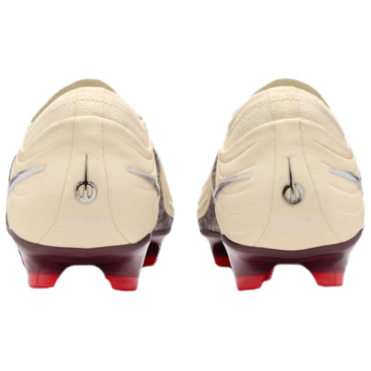 Nike United Tiempo Maestro Elite FG Low Fossil Burgundy Crush Metallic Silver Unisex Voetbalschoenen Cream IO8457-201