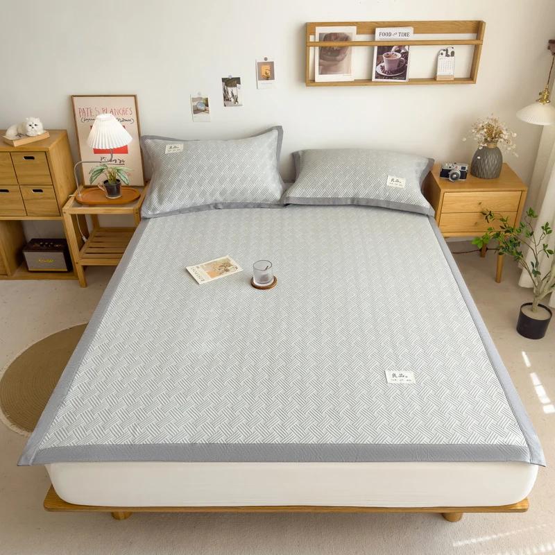 Chladivá matrace Hladká klimatizace Domácí přikrývka 2ks/3ks Lehký polštář Chladivý pocit Vlákno Šetrné k pokožce Prodyšné