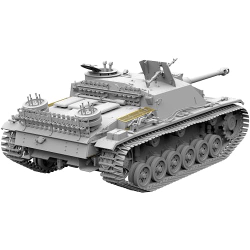 Das Werk 1/16 Scale German Sturmgesch?tz III Ausf. G Early Model with Winterketten Plastic Model Kit USCDW16003