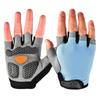 Unisex Breathable Half-Finger Fitness Gloves with Wrist Support and Anti-Slip Grip for Weightlifting and Exercise