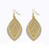 Punk  Big Leaf Shape Drop Earring Female Gold Color Plant Dangle Earrings for Women Punk Party Jewelry Gift 2025 E329